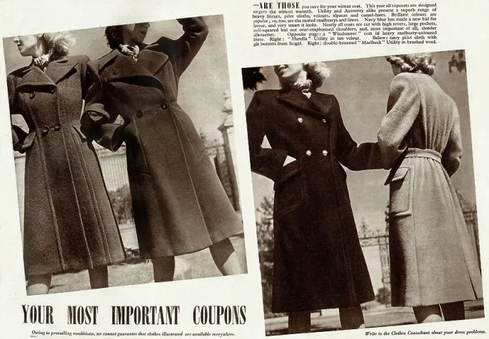 Framed Print : Fashion item, Your Most Important Coupons, WW2 Framed Print : Fashion item, Your Most Important Coupons, WW2