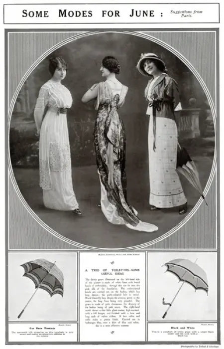 Framed Print : Fashion for June 1913 Framed Print : Fashion for June 1913