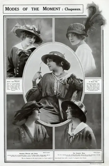 Framed Print : Fashion for the moment 1913