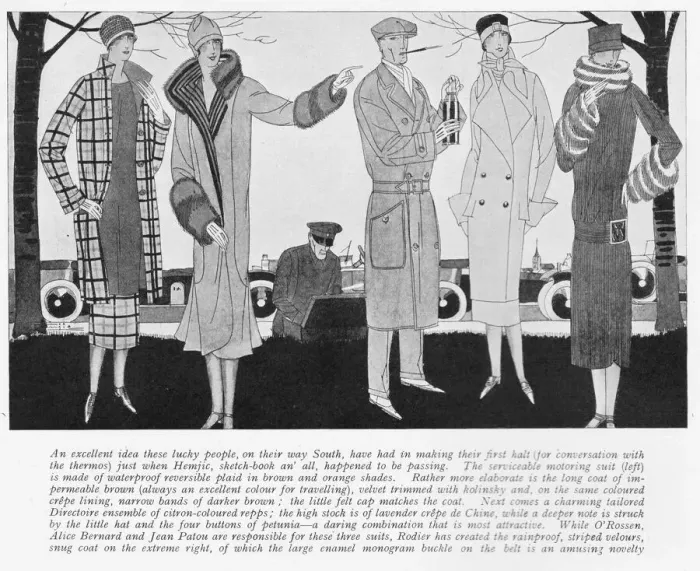Framed Print : Fashion sketches by Hemjic enroute to the Riviera, 1925 Framed Print : Fashion sketches by Hemjic enroute to the Riviera, 1925