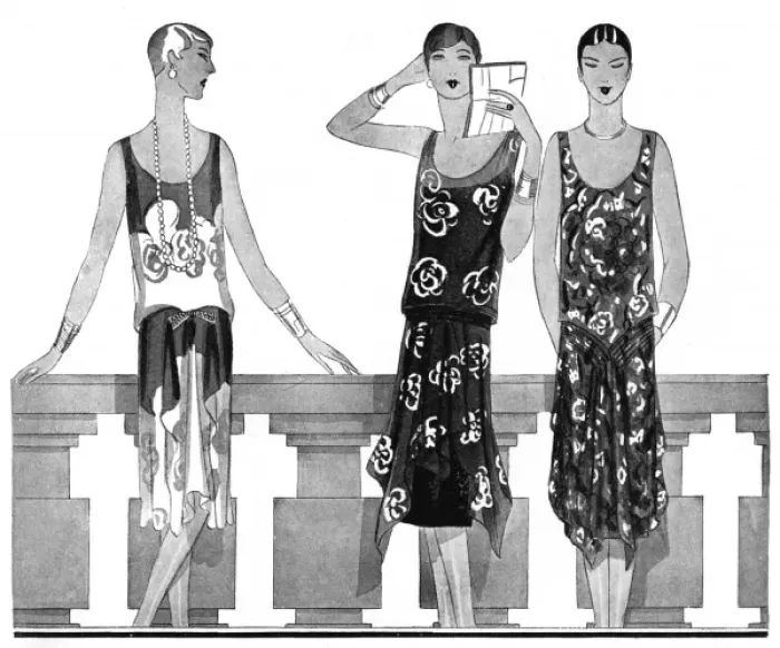 Framed Print : Fashion by Worth and Molyneux, 1927 Framed Print : Fashion by Worth and Molyneux, 1927