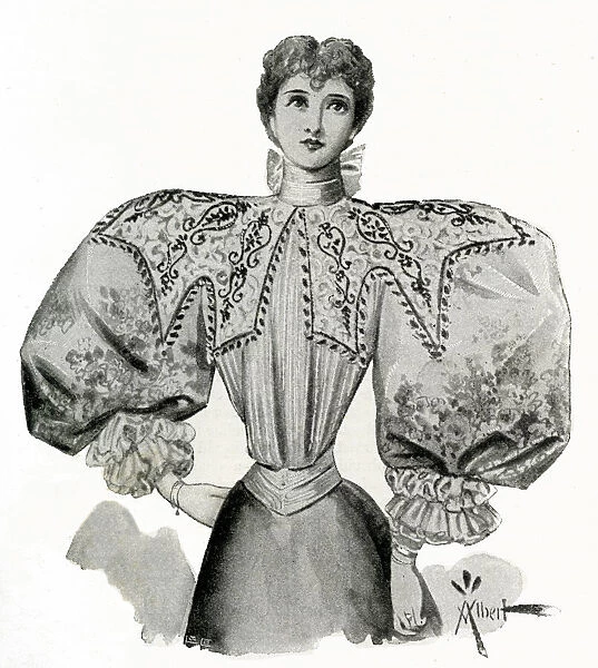 Fashionable blouse 1895
