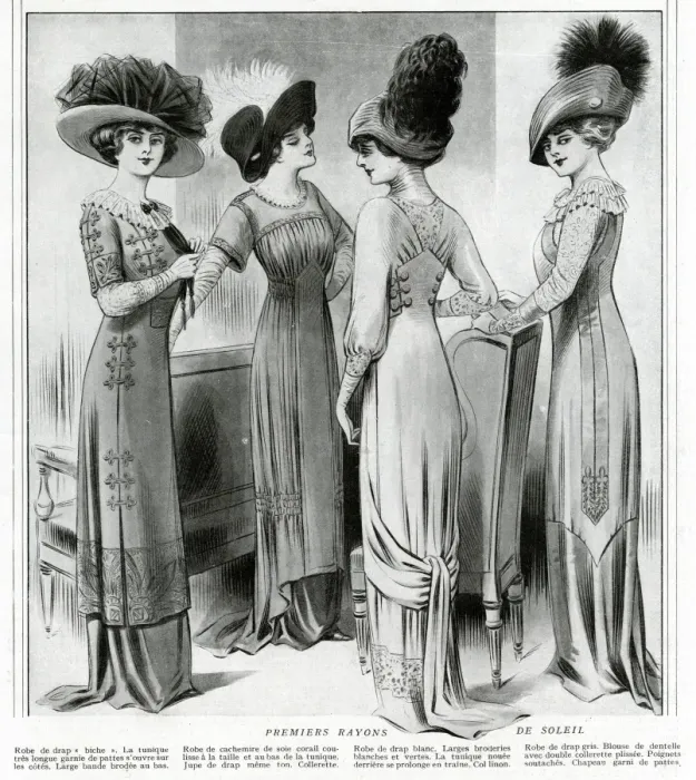 Framed Print : Fashionable clothing 1910 Framed Print : Fashionable clothing 1910