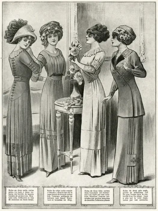 Framed Print : Fashionable clothing 1910 Framed Print : Fashionable clothing 1910