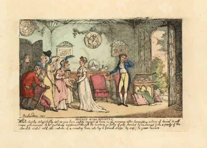 Framed Print : Fashionable couple disturbed by stupid, stone-cold Framed Print : Fashionable couple disturbed by stupid, stone-cold