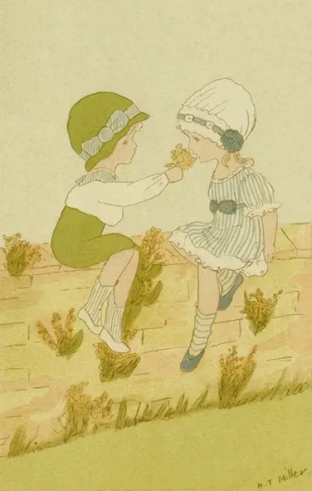 Framed Print : Fashionable Edwardian children Framed Print : Fashionable Edwardian children