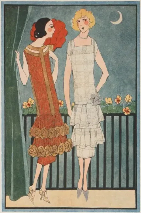 Framed Print : Fashionable flappers Framed Print : Fashionable flappers