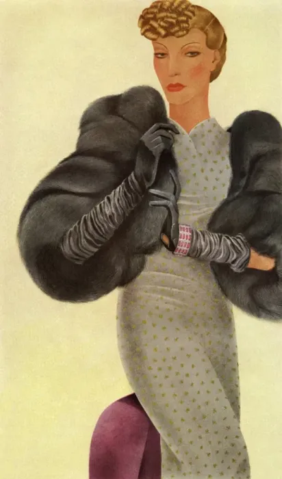 Framed Print : Fashionable German woman Framed Print : Fashionable German woman