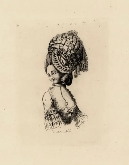 Framed Print : Fashionable hat from the era of Marie Antoinette Framed Print : Fashionable hat from the era of Marie Antoinette