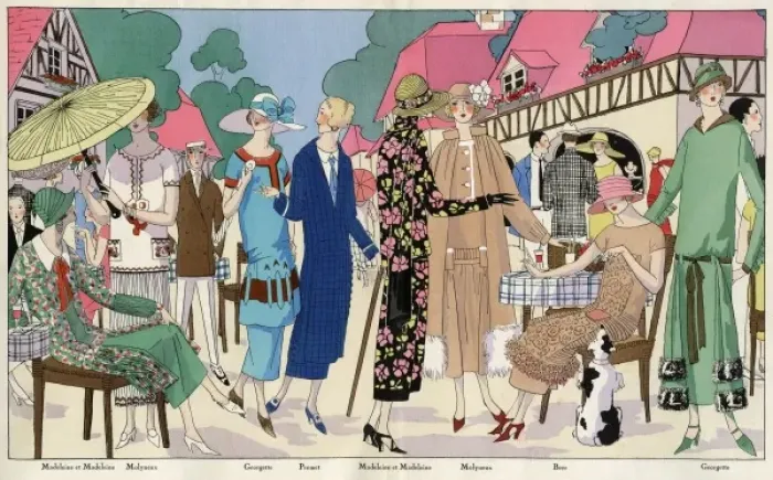 Framed Print : Fashionable ladies in designer outfits Framed Print : Fashionable ladies in designer outfits