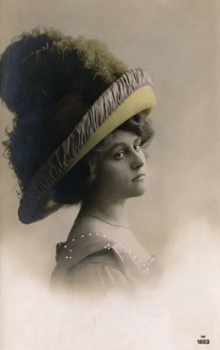 Framed Print : Fashionable Style - Massive hat with feather adornment Framed Print : Fashionable Style - Massive hat with feather adornment