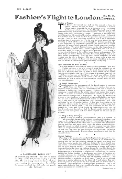 Framed Print : A fashionable tailor suit, 1914 Framed Print : A fashionable tailor suit, 1914