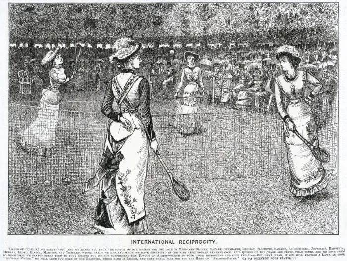 Framed Print : Fashionable Tennis Framed Print : Fashionable Tennis