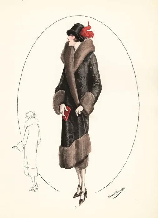 Framed Print : Fashionable woman in cloche hat and lambswool coat, 1926 Framed Print : Fashionable woman in cloche hat and lambswool coat, 1926