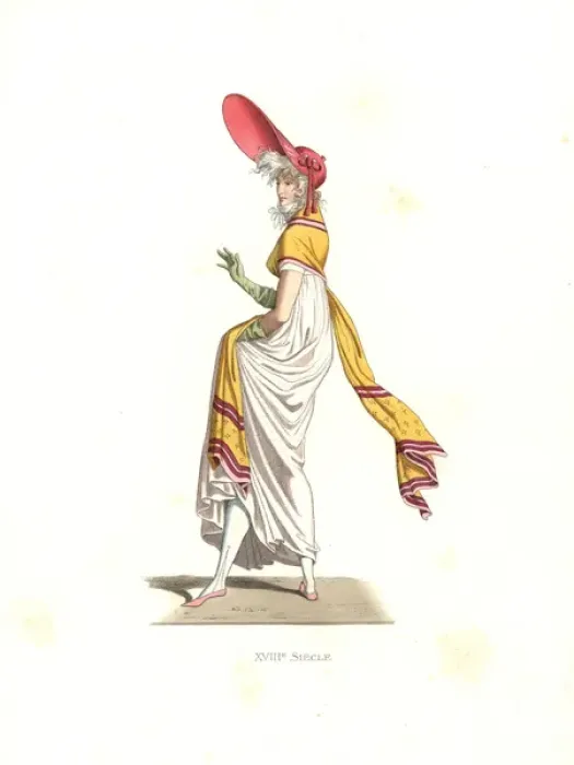 Framed Print : Fashionable woman Merveilleuse, France, 18th Framed Print : Fashionable woman Merveilleuse, France, 18th