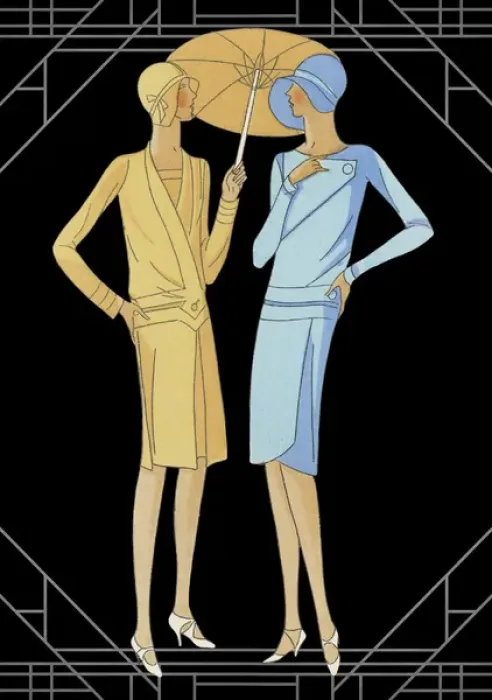 Framed Print : Fashionable Women Framed Print : Fashionable Women