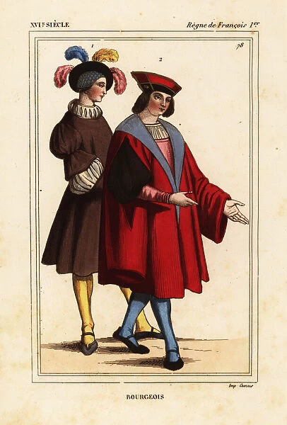 Fashions of bourgeois men of Paris, reign