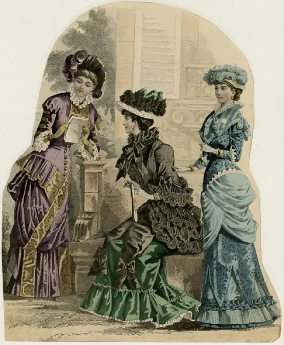 Framed Print : Fashions Early 1880S Framed Print : Fashions Early 1880S