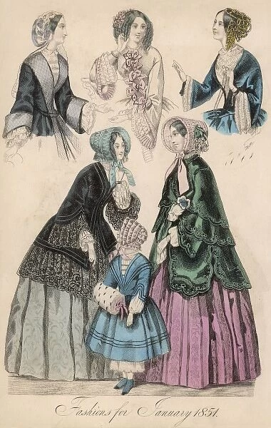Fashions  /  January 1851