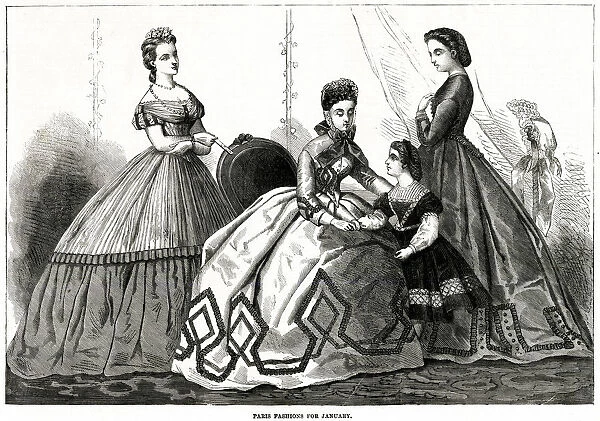 Fashions for January 1864