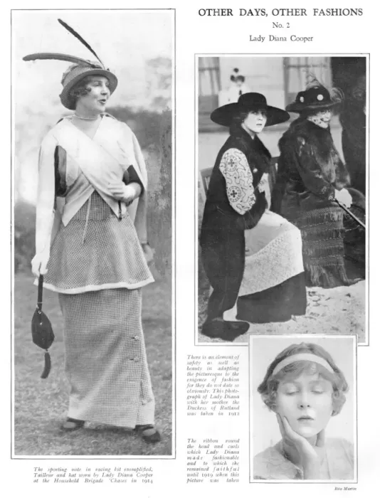 Framed Print : The fashions of Lady Diana Cooper, 1926 Framed Print : The fashions of Lady Diana Cooper, 1926