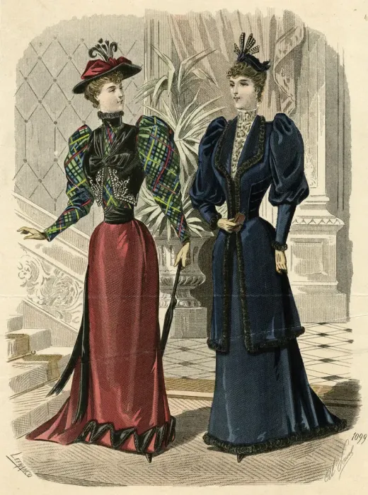 Framed Print : Fashions / Lefranco 1892 Framed Print : Fashions / Lefranco 1892
