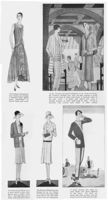 Framed Print : Fashions at the Lido, Venice, 1927 Framed Print : Fashions at the Lido, Venice, 1927