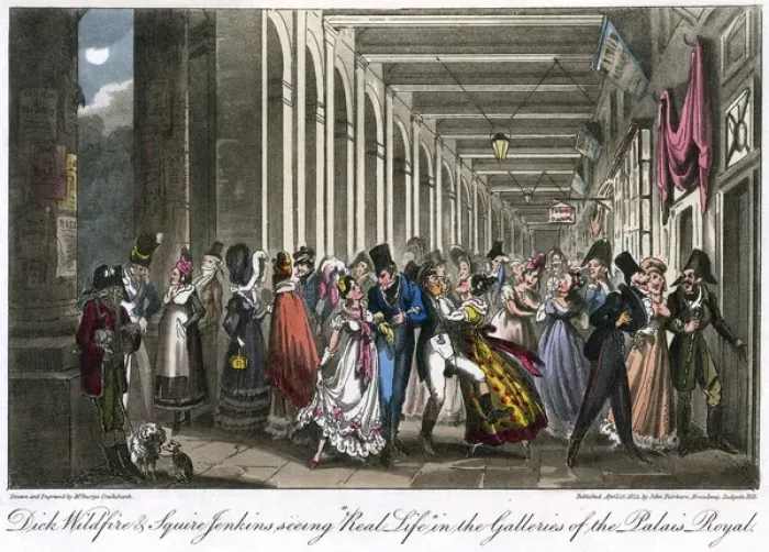 Framed Print : Fashions Palais Royal Framed Print : Fashions Palais Royal
