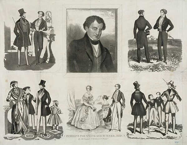 Fashions for spring and summer, 1839