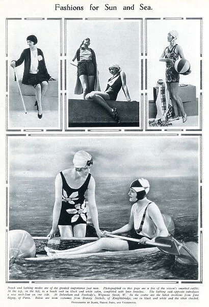 Fashions for the sun and sea 1929