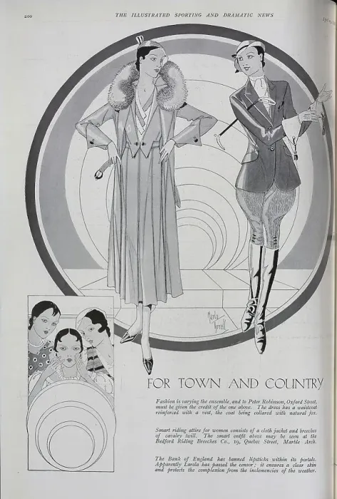 Framed Print : Fashions for Town and Country Framed Print : Fashions for Town and Country