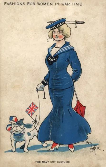 Framed Print : Fashions in Wartime WW1 Framed Print : Fashions in Wartime WW1