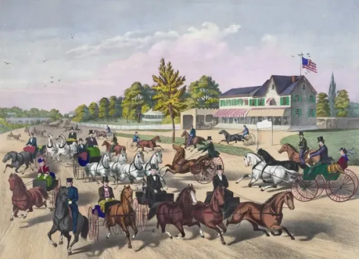 Framed Print : Fast horses, of N. Y. scene, Harlem Lane N. Y Framed Print : Fast horses, of N. Y. scene, Harlem Lane N. Y