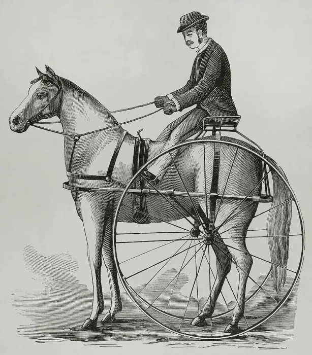 Framed Print : The Fast-Sulky. New locomotion system by Stillman Framed Print : The Fast-Sulky. New locomotion system by Stillman