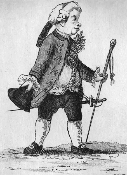 Framed Print : Fat Macaroni 1772 Framed Print : Fat Macaroni 1772