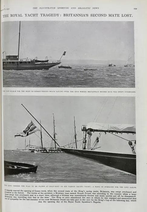 Framed Print : Fatality on the Royal Yacht Britannia Framed Print : Fatality on the Royal Yacht Britannia