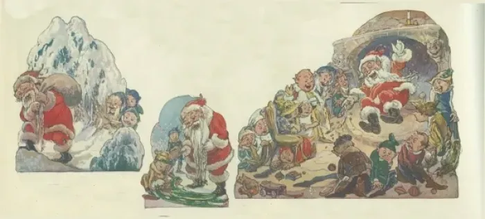 Framed Print : Father Christmas Scraps Framed Print : Father Christmas Scraps