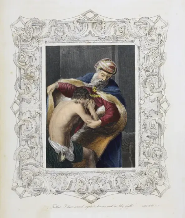 Framed Print : Father I have sinned against Heaven and in thy sight Framed Print : Father I have sinned against Heaven and in thy sight