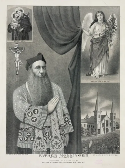 Framed Print : Father Mollinger