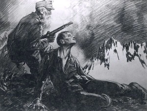 Father and son fighting in the Dolomites, WW1