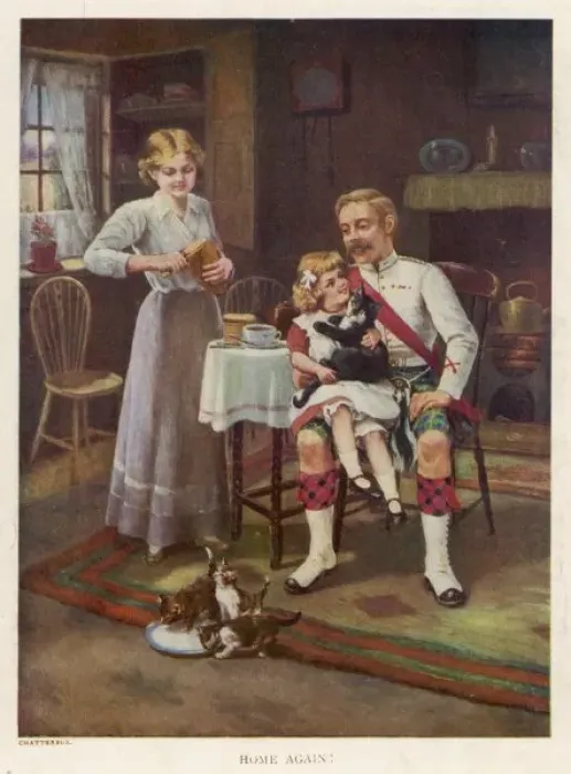 Framed Print : FATHERs RETURN 1916 Framed Print : FATHERs RETURN 1916