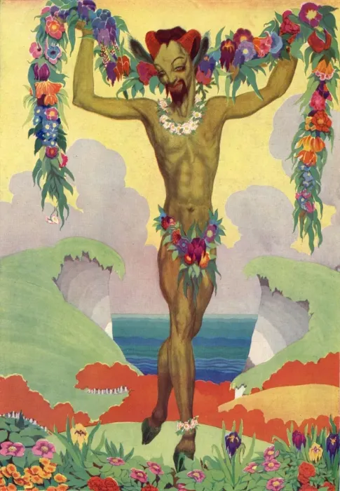 Framed Print : The Faun Who Found an English Summer Perfect Framed Print : The Faun Who Found an English Summer Perfect