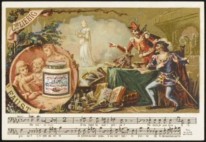 Framed Print : Faust - Liebig Framed Print : Faust - Liebig