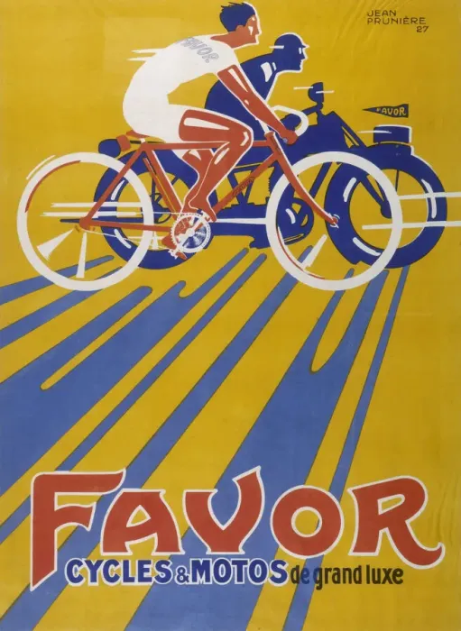 Framed Print : FAVOR CYCLES POSTER Framed Print : FAVOR CYCLES POSTER
