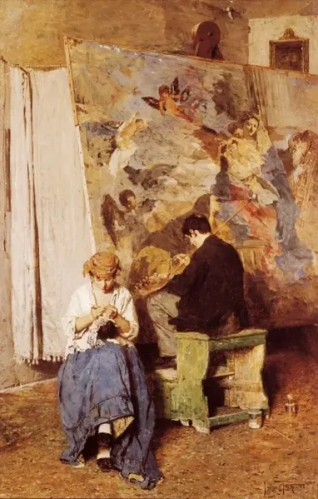 Framed Print : FAVRETTO, Giacomo (1849-1887) Framed Print : FAVRETTO, Giacomo (1849-1887)