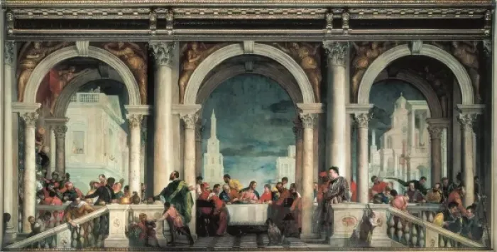 Framed Print : Feast in the House of Levi Framed Print : Feast in the House of Levi