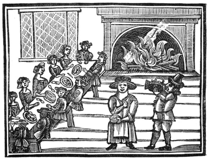 Framed Print : Feasting, c. 1600 Framed Print : Feasting, c. 1600