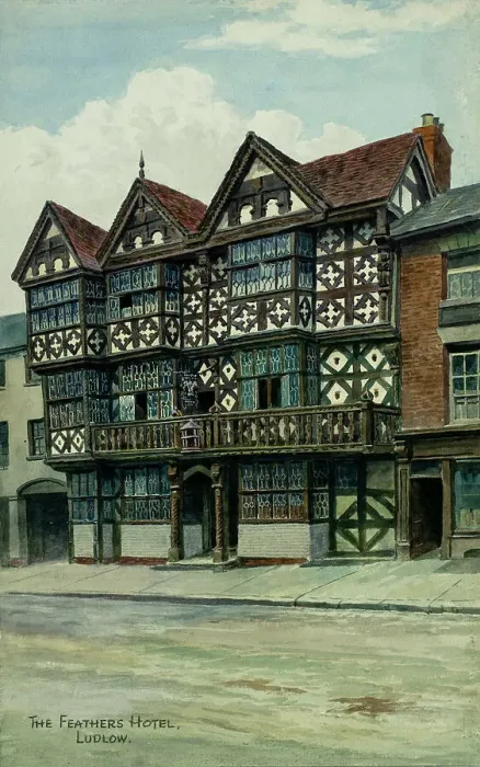Framed Print : The Feathers Hotel, Ludlow, Shropshire Framed Print : The Feathers Hotel, Ludlow, Shropshire