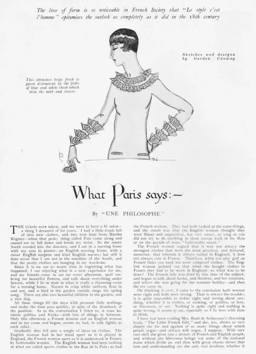 Framed Print : Feature entitled What Paris Says discussing Framed Print : Feature entitled What Paris Says discussing