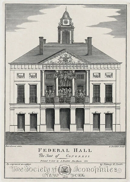 Federal Hall. The seat of Congress